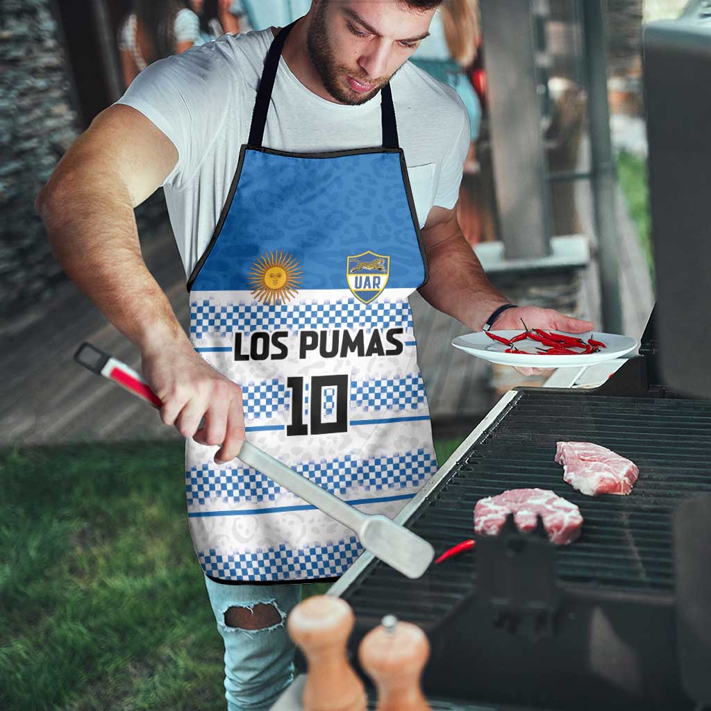 Argentina Rugby Custom Apron Los Pumas Jaguar Race Style - Wonder Print Shop