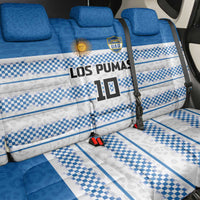 Argentina Rugby Custom Back Car Seat Cover Los Pumas Jaguar Race Style - Wonder Print Shop