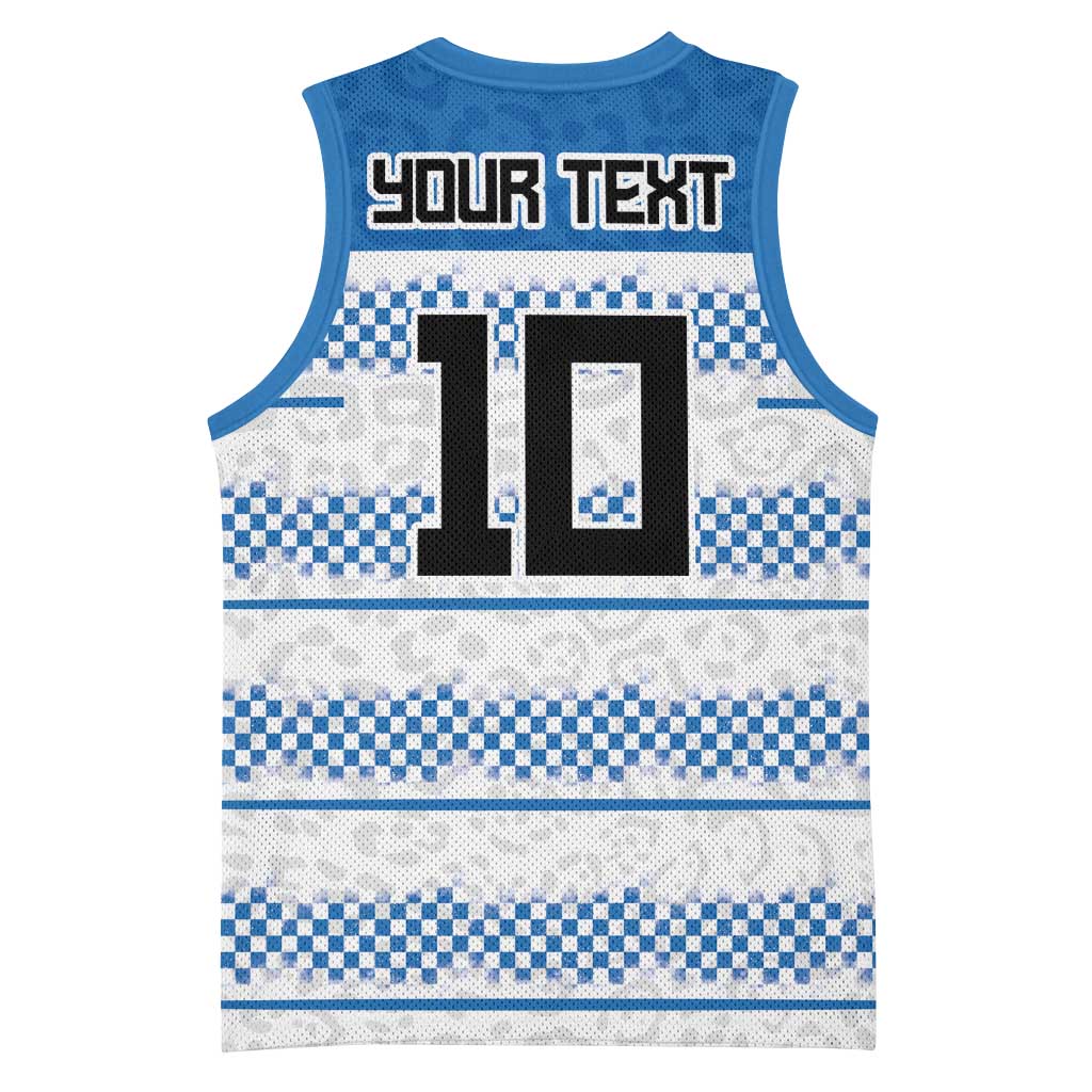 Argentina Rugby Custom Basketball Jersey Los Pumas Jaguar Race Style - Wonder Print Shop