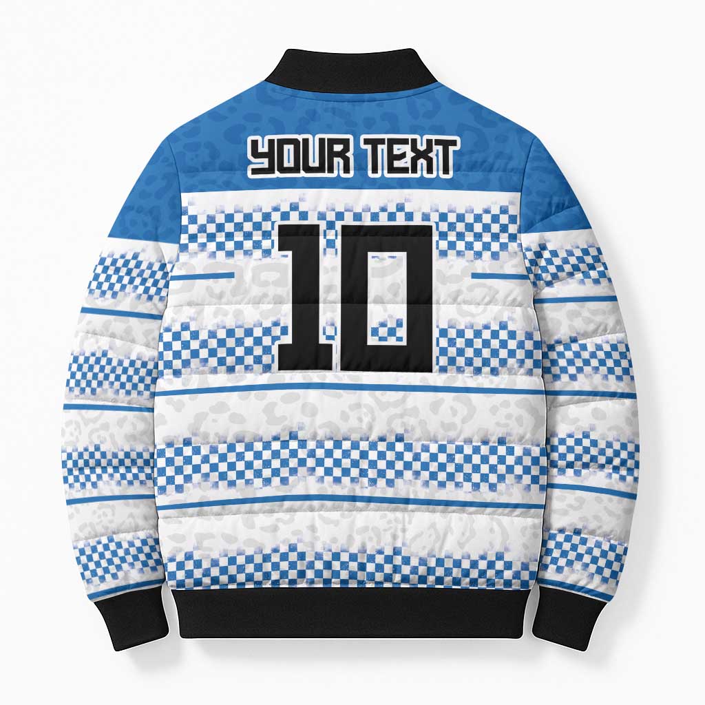 Argentina Rugby Custom Bomber Puffer Jacket Los Pumas Jaguar Race Style - Wonder Print Shop