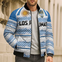 Argentina Rugby Custom Bomber Puffer Jacket Los Pumas Jaguar Race Style - Wonder Print Shop