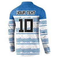 Argentina Rugby Custom Button Sweatshirt Los Pumas Jaguar Race Style - Wonder Print Shop