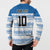 Argentina Rugby Custom Button Sweatshirt Los Pumas Jaguar Race Style - Wonder Print Shop