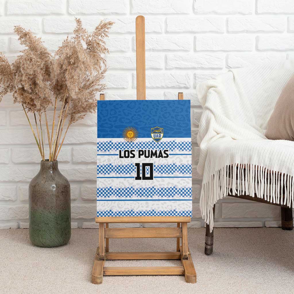 Argentina Rugby Custom Canvas Wall Art Los Pumas Jaguar Race Style - Wonder Print Shop