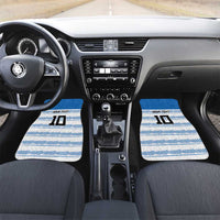 Argentina Rugby Custom Car Mats Los Pumas Jaguar Race Style - Wonder Print Shop