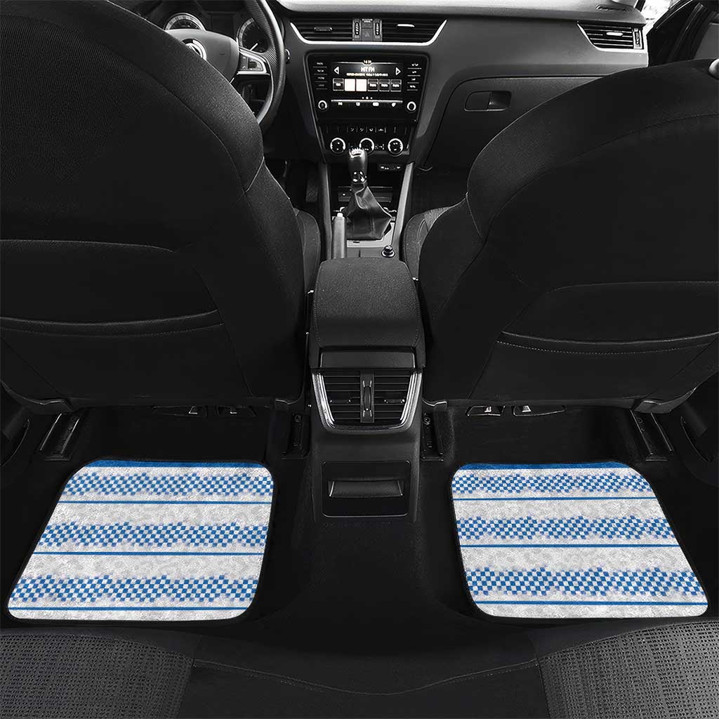 Argentina Rugby Custom Car Mats Los Pumas Jaguar Race Style - Wonder Print Shop