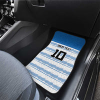 Argentina Rugby Custom Car Mats Los Pumas Jaguar Race Style - Wonder Print Shop
