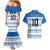 Argentina Rugby Custom Couples Matching Mermaid Dress and Hawaiian Shirt Los Pumas Jaguar Race Style - Wonder Print Shop