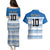 Argentina Rugby Custom Couples Matching Puletasi and Hawaiian Shirt Los Pumas Jaguar Race Style - Wonder Print Shop