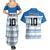 Argentina Rugby Custom Couples Matching Summer Maxi Dress and Hawaiian Shirt Los Pumas Jaguar Race Style - Wonder Print Shop