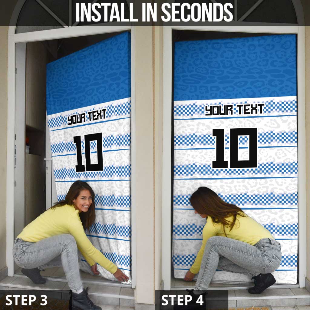 Argentina Rugby Custom Door Cover Los Pumas Jaguar Race Style - Wonder Print Shop