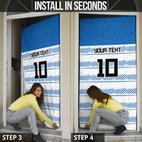 Argentina Rugby Custom Door Cover Los Pumas Jaguar Race Style - Wonder Print Shop