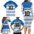 Argentina Rugby Custom Family Matching Long Sleeve Bodycon Dress and Hawaiian Shirt Los Pumas Jaguar Race Style - Wonder Print Shop