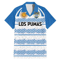 Argentina Rugby Custom Family Matching Mermaid Dress and Hawaiian Shirt Los Pumas Jaguar Race Style - Wonder Print Shop