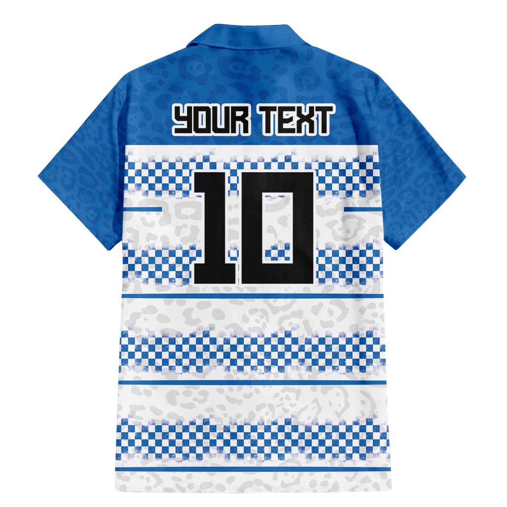 Argentina Rugby Custom Family Matching Mermaid Dress and Hawaiian Shirt Los Pumas Jaguar Race Style - Wonder Print Shop