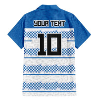 Argentina Rugby Custom Family Matching Mermaid Dress and Hawaiian Shirt Los Pumas Jaguar Race Style - Wonder Print Shop