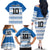 Argentina Rugby Custom Family Matching Off The Shoulder Long Sleeve Dress and Hawaiian Shirt Los Pumas Jaguar Race Style - Wonder Print Shop