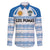 Argentina Rugby Custom Family Matching Off The Shoulder Long Sleeve Dress and Hawaiian Shirt Los Pumas Jaguar Race Style - Wonder Print Shop