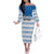 Argentina Rugby Custom Family Matching Off The Shoulder Long Sleeve Dress and Hawaiian Shirt Los Pumas Jaguar Race Style - Wonder Print Shop