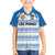 Argentina Rugby Custom Family Matching Off The Shoulder Long Sleeve Dress and Hawaiian Shirt Los Pumas Jaguar Race Style - Wonder Print Shop