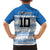 Argentina Rugby Custom Family Matching Short Sleeve Bodycon Dress and Hawaiian Shirt Los Pumas Jaguar Race Style - Wonder Print Shop