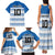 Argentina Rugby Custom Family Matching Tank Maxi Dress and Hawaiian Shirt Los Pumas Jaguar Race Style - Wonder Print Shop