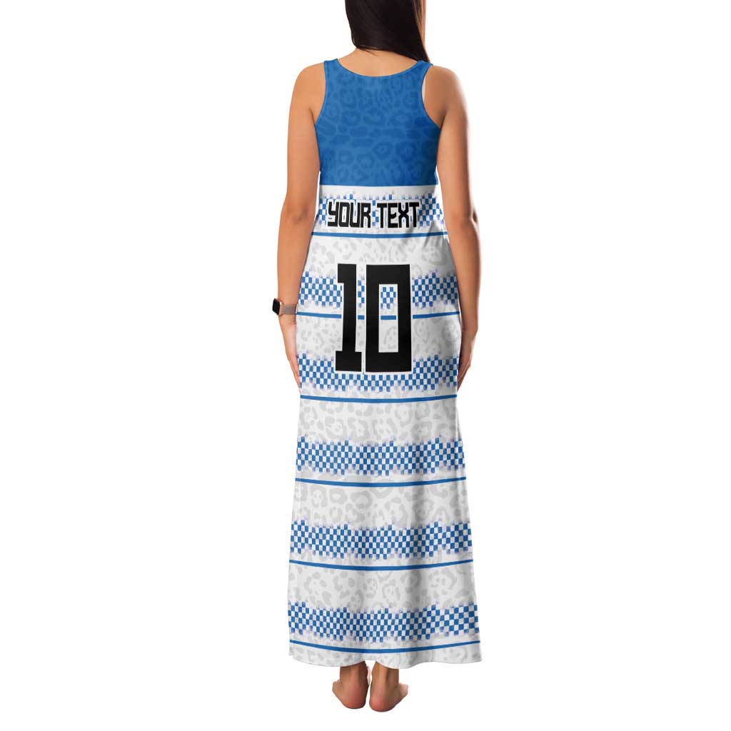 Argentina Rugby Custom Family Matching Tank Maxi Dress and Hawaiian Shirt Los Pumas Jaguar Race Style - Wonder Print Shop