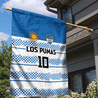 Argentina Rugby Custom Garden Flag Los Pumas Jaguar Race Style - Wonder Print Shop