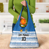 Argentina Rugby Custom Grocery Bag Los Pumas Jaguar Race Style - Wonder Print Shop