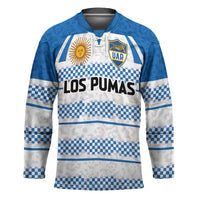 Argentina Rugby Custom Hockey Jersey Los Pumas Jaguar Race Style - Wonder Print Shop