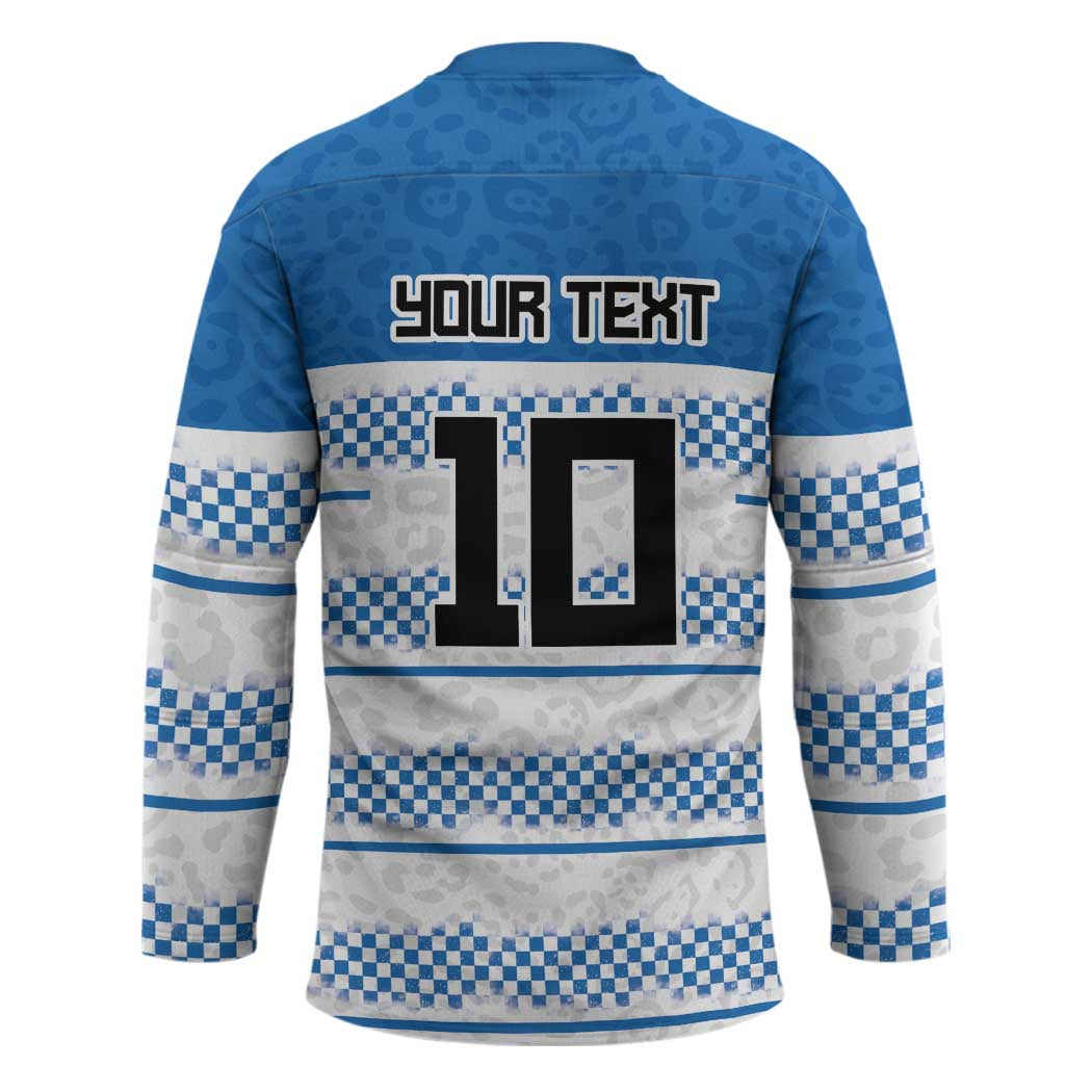 Argentina Rugby Custom Hockey Jersey Los Pumas Jaguar Race Style - Wonder Print Shop