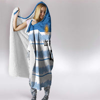 Argentina Rugby Custom Hooded Blanket Los Pumas Jaguar Race Style - Wonder Print Shop