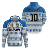 Argentina Rugby Custom Hoodie Los Pumas Jaguar Race Style - Wonder Print Shop
