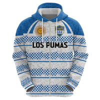 Argentina Rugby Custom Hoodie Los Pumas Jaguar Race Style - Wonder Print Shop