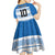Argentina Rugby Custom Kid Short Sleeve Dress Los Pumas Jaguar Race Style - Wonder Print Shop