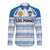 Argentina Rugby Custom Long Sleeve Button Shirt Los Pumas Jaguar Race Style - Wonder Print Shop