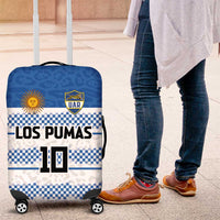 Argentina Rugby Custom Luggage Cover Los Pumas Jaguar Race Style - Wonder Print Shop