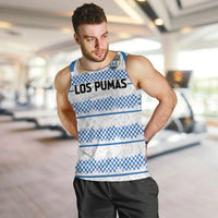 Argentina Rugby Custom Men Tank Top Los Pumas Jaguar Race Style - Wonder Print Shop