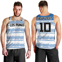 Argentina Rugby Custom Men Tank Top Los Pumas Jaguar Race Style - Wonder Print Shop