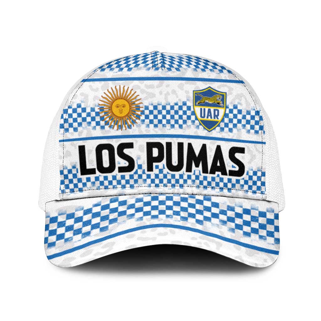 Argentina Rugby Mesh Trucker Cap Los Pumas Jaguar Race Style - Wonder Print Shop