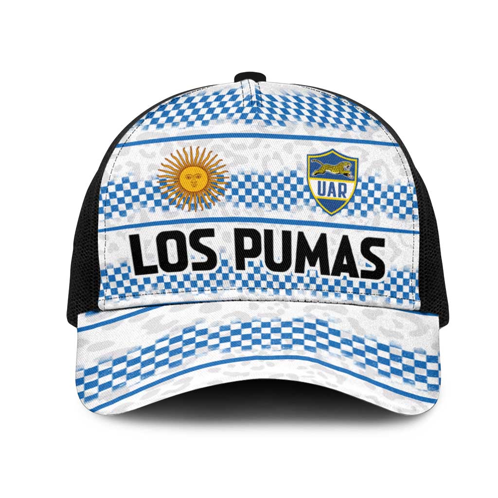 Argentina Rugby Mesh Trucker Cap Los Pumas Jaguar Race Style - Wonder Print Shop