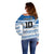 Argentina Rugby Custom Off Shoulder Sweater Los Pumas Jaguar Race Style - Wonder Print Shop