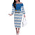 Argentina Rugby Custom Off The Shoulder Long Sleeve Dress Los Pumas Jaguar Race Style - Wonder Print Shop