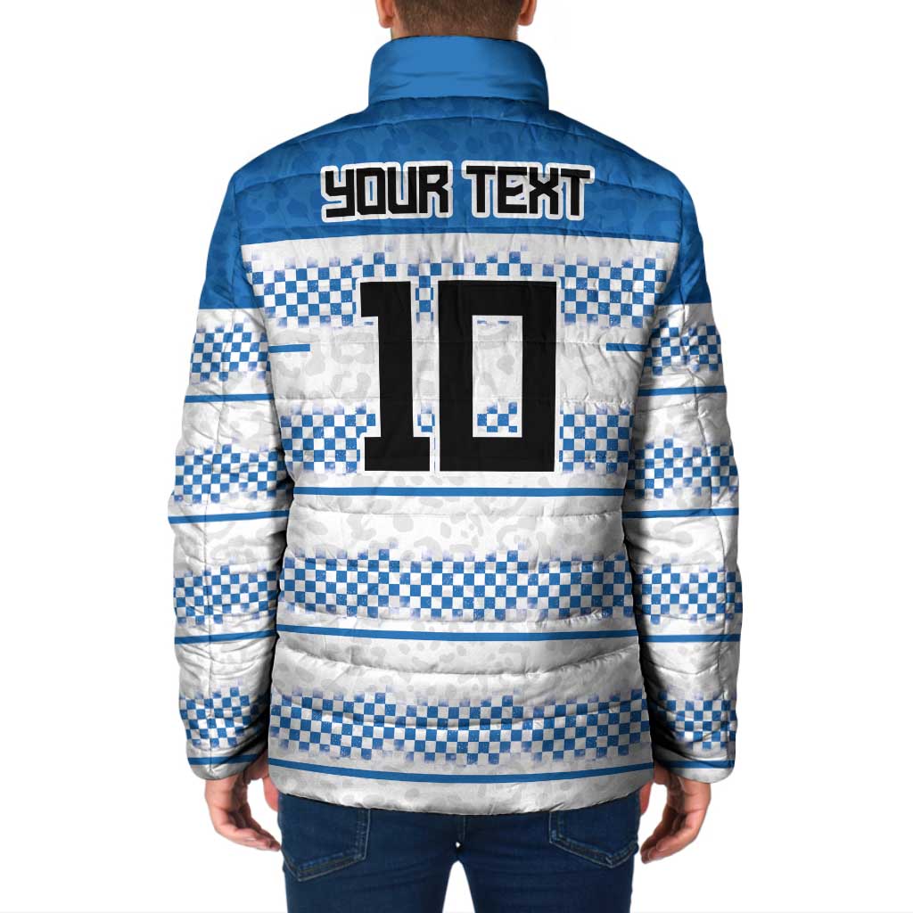 Argentina Rugby Custom Padded Jacket Los Pumas Jaguar Race Style - Wonder Print Shop