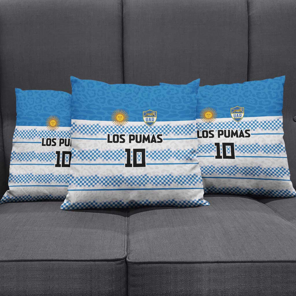 Argentina Rugby Custom Pillow Cover Los Pumas Jaguar Race Style - Wonder Print Shop