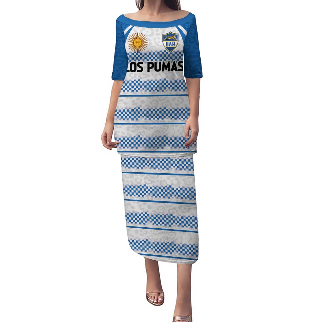 Argentina Rugby Custom Puletasi Los Pumas Jaguar Race Style - Wonder Print Shop