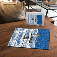 Argentina Rugby Custom Puzzle Los Pumas Jaguar Race Style - Wonder Print Shop