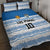 Argentina Rugby Custom Quilt Bed Set Los Pumas Jaguar Race Style - Wonder Print Shop