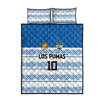 Argentina Rugby Custom Quilt Bed Set Los Pumas Jaguar Race Style - Wonder Print Shop