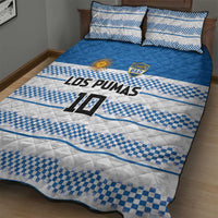 Argentina Rugby Custom Quilt Bed Set Los Pumas Jaguar Race Style - Wonder Print Shop